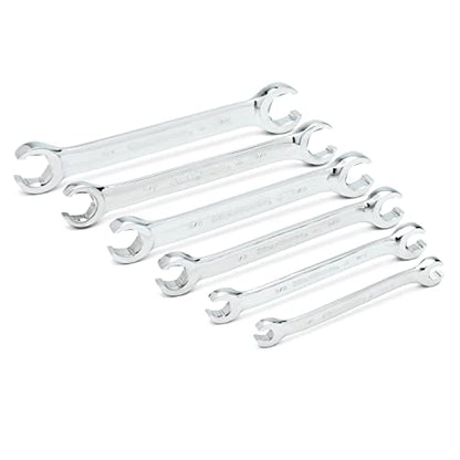 GEARWRENCH 6 Pc. Flare Nut Wrench Set, SAE - 81907 - size: 6-piece kit, style: SAE