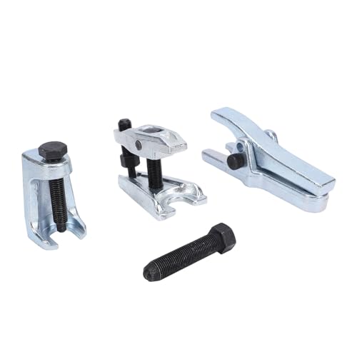 Alomejor Ball Joint Separator Set Steel Ball Joint Puller Removal Tool Kit 3 Piece Adjustable 20 to 50mm for Tie Rod Steering Arm Front Suspension Repair