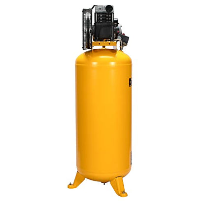 DEWALT 60 Gallon Vertical Air Compressor, 3.7 HP, 155 Max PSI, Heavy Duty Stationary Air Compressor – Ideal for various uses, Reliable Air Compressors for Workshop and Garage Applications.
