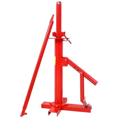 Manual Tire Changer, Professional Portable Hand Bead Breaker & Mounting Tool for 8" to 16" Tires, X-Shape Base with Anti-Rust Coating, 2025 Upgrade for Home Garage & Small Auto Shop