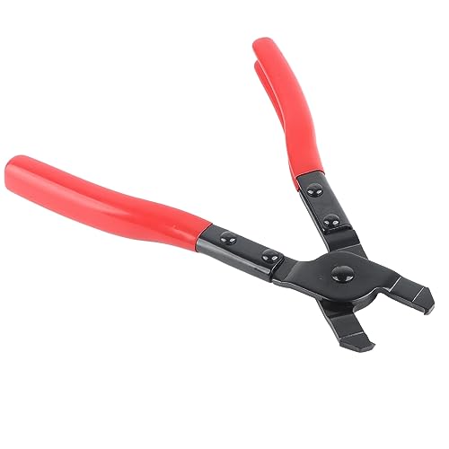 CV Boot Clamp Pliers Carbon Steel Ear Type CV Boot Clamp, Universal Heavy Duty CV Boot Clamp Pliers Kit for All Earless Type CVJ Boot Clamps, 8.5 In Ear type CV Boot Clamp Plier