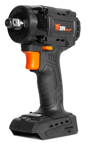 WEN 20V Max Brushless Cordless Compact 1/2-Inch Impact Wrench with SmartStop (Tool Only – Battery Not Included) (20108BT) - style: Cordless (Tool-Only)
