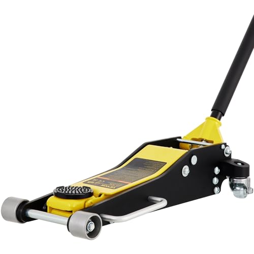 3 Ton Low Profile Garage Floor Jack, Aluminum & Steel Racing Jack, Dual Pump Quick Lift for Cars & Suvs Car Jack, Dual Pump Jack, Floor Jack, Hydraulic Garage Jack