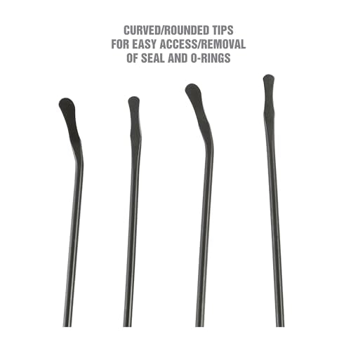 OEMTOOLS 4-Piece O Ring and Seal Removal Pick Set, Short & Long Spoon Type
