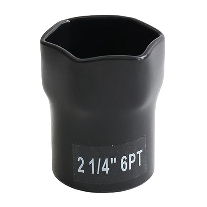 2-1/4 Inch, 6-Point Truck Axle Wheel Bearing Socket, For Axle Nut Socket Set (2-1/4" 6PT) - size: 2-1/4" 6PT