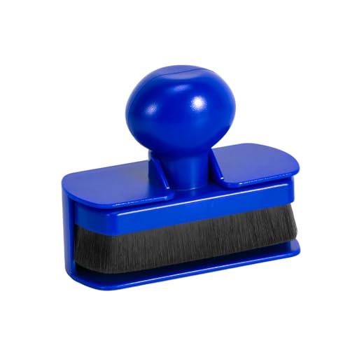 UNIMEIX Tire Shine Applicator Brush Large Vegan Tire Shine Brush with Storage Stand for Vehicles Tire Shine Polish Wax and Car Wash (Blue) - color: Blue
