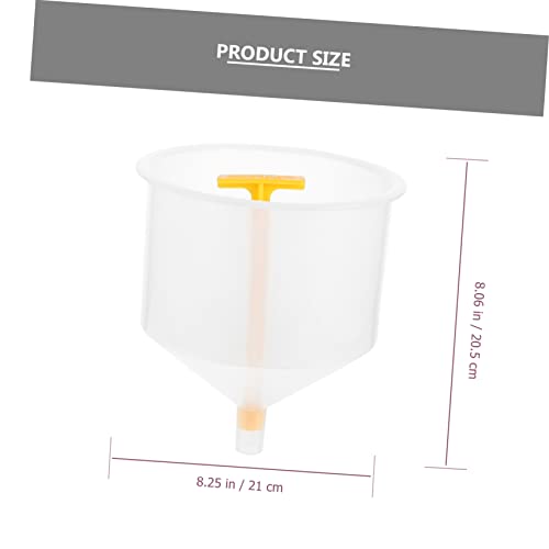 Spill Coolant Filling Funnel Kit Radiator Tool with Long Burp Design Prevents Spills Trapped Air During Fluid Refills Convenient for Automotive Maintenance