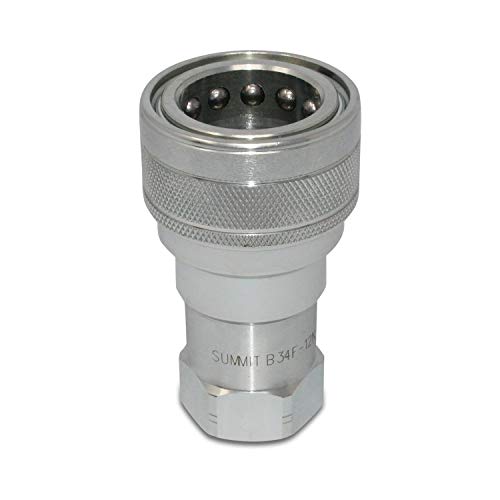 Summit Hydraulics 3/4" NPT ISO 7241-B Quick Disconnect Hydraulic Coupling/Coupler Set