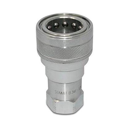 Summit Hydraulics 3/4" NPT ISO 7241-B Quick Disconnect Hydraulic Coupling/Coupler Set