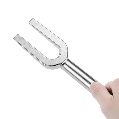 QWORK Ball Joint Separator, 15/16 Inch Pickle Fork Tool, Steel Tie Rod Removal Tool, Ball Joint Removal Tool Adjusts from 1-1/3" to 2-1/8"