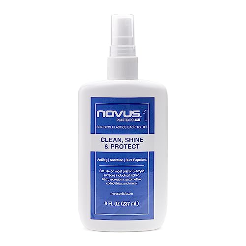 Novus 7020 | Plastic Clean & Shine #1 | 8 Ounce Bottle - color: #1 Plastic Clean & Shine, size: 8 Ounces