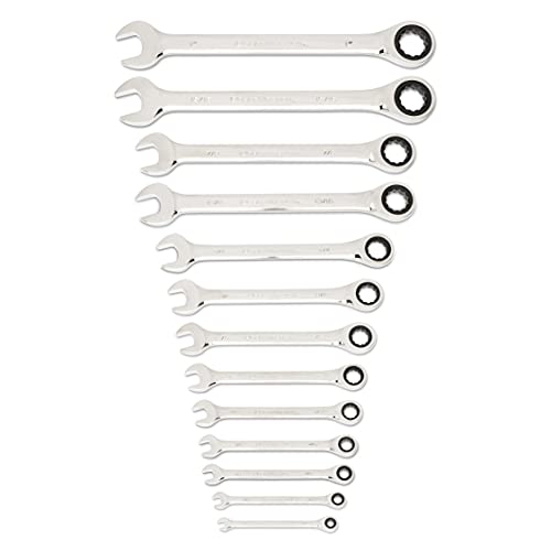 GEARWRENCH 25 Pc. Combination Ratcheting Wrench Set, SAE/MM - 86700 - size: 30 PC