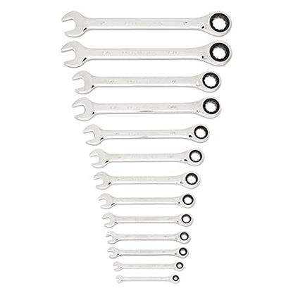 GEARWRENCH 25 Pc. Combination Ratcheting Wrench Set, SAE/MM - 86700 - size: 30 PC