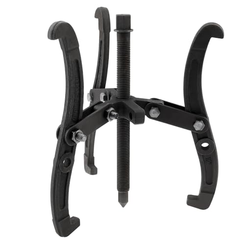 ChgImposs 10 Inch 2 Jaw / 3 Jaw Gear Puller, Multifunction Standard Carbon Steel Bearing Puller with 4 Single Hole Claw Pullers for Car/Mechanical Repairing - size: 10 Inch