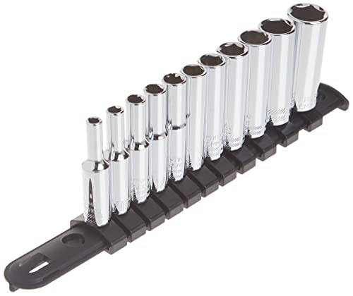 CRAFTSMAN Socket Set, SAE, 1/4" Drive, 6 Pt., 11Piece (CMMT12050) - style: SAE