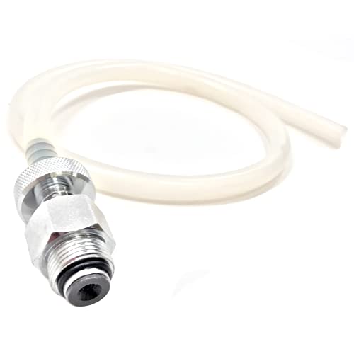 Automotive Oil Funnel + Oil Filter Drain Hose | Compatible with Toyota, Lexus, Scion Vehicles | No-Spill Tool Screws Directly into Filler Neck | Fast & Easy Oil Fill & Drain with No Mess