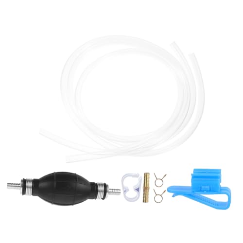 PRETYZOOM 1set Manual Hand Siphon Pump for Gas Siphon Hose Kit for Oil Petrol and for Cars and Motorcycles