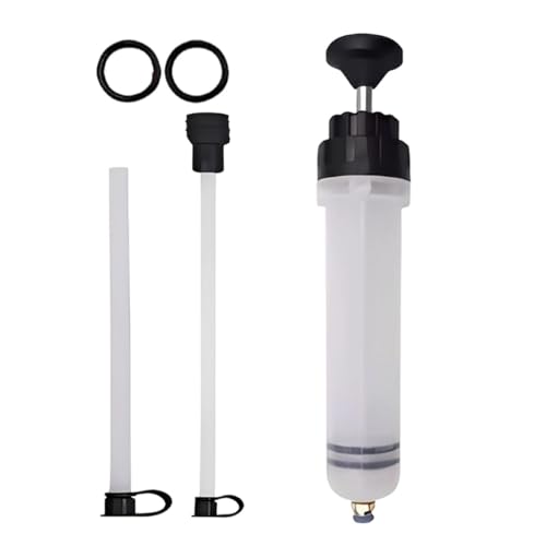 Fluid Pump Automotive - 1.5L PP, Oil Fluid Extractor, Oils Suction Syringe | Leakproof Syringe Filler, Transfer Hand Pump Tool | Automotive Brake Fluids Syringes for Car, Lawn Mower, Engine. - size: 200ml