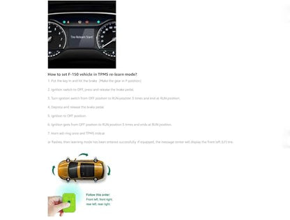 JDIAG TPMS Sensor Tool, TPMS Relearn Tool for Ford F150 Lincoln Mercury Auto TPMS Reset Sensor Programming Training Tools Tire Pressure Monitoring System (TPMS-19 / 8C2Z-1A203-A)