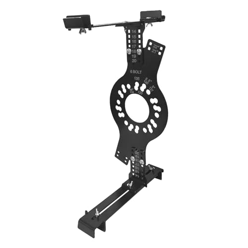 Wheel Fitment Simulator Tool, 14"-22" Tire Rim Size Measuring Mockup Tool | Wheel Offset Measuring Tool, 6 Lug - color: 6-Lug