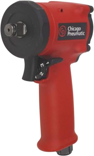 Chicago Pneumatic CP7732 1/2 Inch Air Impact Wrench, Steel Front Cover, Aluminum Body, Jumbo Hammer, One-Hand Operation, Max Torque Output 450 ft-lbs / 610 Nm, 9000 RPM - size: 1/2-Inch Drive