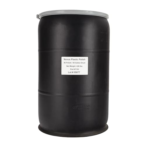 NOVUS Fine Scratch Remover #2 | 53 Gallon Drum of Plastic Scratch Remover - color: #2 Fine Scratch Remover, size: 53 Gallon