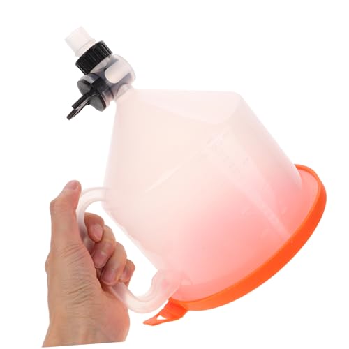 Healifty Spill Coolant Filling Funnel Kit with Valve Leak Resistant Radiator Spill Cooling System Tool for Car Models Plastic Overflow Auto Coolant Flush Accessory