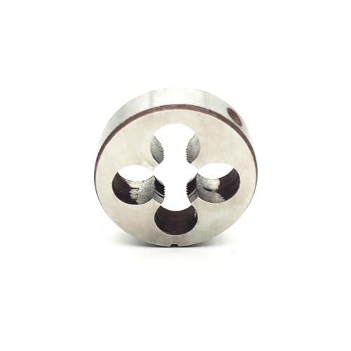 AtticZone M12 x 1.0 Metric Hand Thread Tap and Die Set, Right Hand 12 * 1.0, Alloy Tool Steel, 1 Taper Tap, 1 Plug Tap, 1 Round Die for Metal Working DIY Industrial - size: M12x1.0