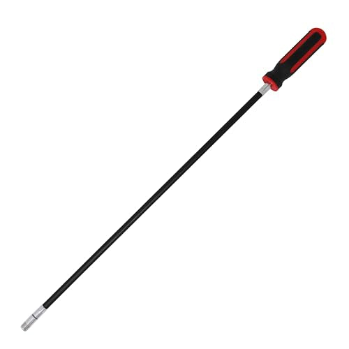 CTA Tools 8851 Extra Long Flex Driver with 1/4" Sq. x 1/4" Hex Adapter - Flexible Drill Bit Extension for Tight Areas, Flexible Screwdriver Extension for High-Torque Loads, Rugged, 24-Inch