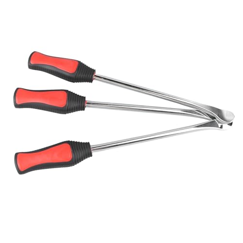 Tbest Tire Spoon Levers Heavy Duty Steel Motorcycle Change Kit with Rim Protectors Valve Core Set for Bike Repair