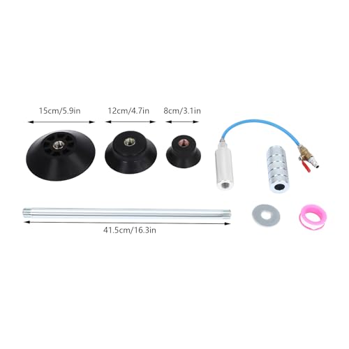 Car Dent Puller, Air Pneumatic Dent Repair Set, Dent Repair Kit Dent Puller Suction Cup Slide Hammer Tool Kit with 3 Different-Sized Suction Cups