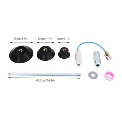 Car Dent Puller, Air Pneumatic Dent Repair Set, Dent Repair Kit Dent Puller Suction Cup Slide Hammer Tool Kit with 3 Different-Sized Suction Cups