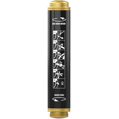 LEZYNE Pro Tubeless Kit | Portable All-In-One Bicycle Tire Repair System with Aluminum Body, Tire Plugs, CO2 Inflator & Stainless Steel Tools | For Road, Gravel & MTB Bikes, Pro Tubeless Kit Loaded - size: Pro Tubeless Kit Loaded