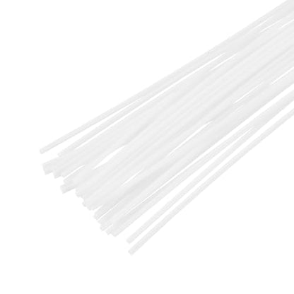 MECCANIXITY 30pcs 13 Inch Plastic Welding Rods PP Welding Strips Welder Rods for Plastic Welder,Car Bumper, Kayak Repair, White - color: White, size: 13 Inch