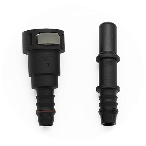 12.61mm SAE to 1/2 (12.8mm) Straight for 3/8(10mm) ID Nylon Fuel Line Hose Quick Release Connector - color: Straight-Kit, size: 1/2 SAE to to 1/2 Barb