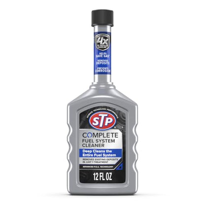 STP Direct Injection Fuel Injector Cleaner, Advanced Synthetic Technology Fuel Cleaner Dissolves Hardened Deposits that Accumulate on Injectors, 12 Oz, STP - style: Fuel System Cleaner