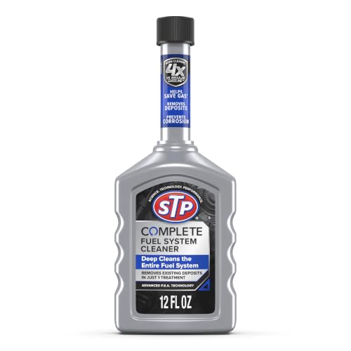STP Direct Injection Fuel Injector Cleaner, Advanced Synthetic Technology Fuel Cleaner Dissolves Hardened Deposits that Accumulate on Injectors, 12 Oz, STP - style: Fuel System Cleaner