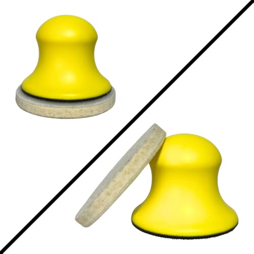 Cerium Oxide Glass Polishing Kit with 3" Backing Pad | High Grade, Wool Felt & Silice Carbide Sandpapers, Sandpapers 320, 400, 600, 1000, 1500, Felt Disc Included