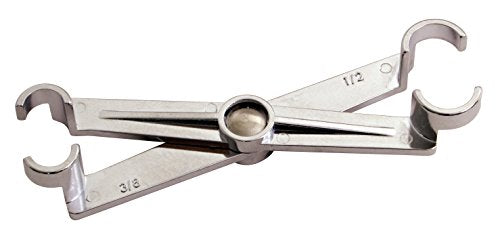 Lisle 63710 3/8” X 1/2" Scissor Disconnects Low Profile - style: 3/8" x 1/2" Low Profile Scissor Disconnect