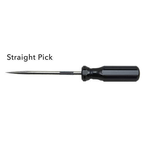 Ullman PSP-4 Steel Pick and Hook Set, 5-1/16" Length, 4pcs - style: High Carbon Polished Steel Hook and Pick Set with Screwdriver Handle
