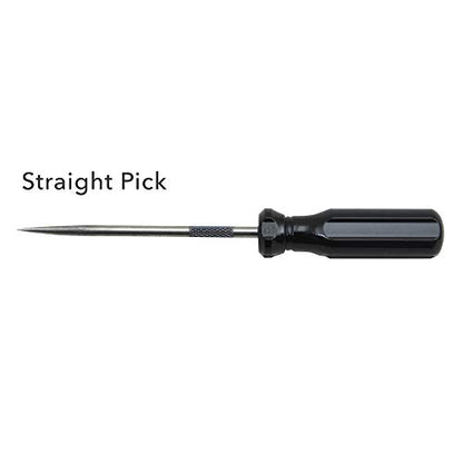 Ullman PSP-4 Steel Pick and Hook Set, 5-1/16" Length, 4pcs - style: High Carbon Polished Steel Hook and Pick Set with Screwdriver Handle