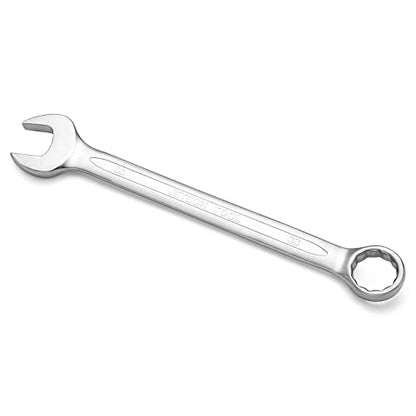 Jetech 33mm Combination Wrench, Metric 12-Point Chrome Vanadium Steel Spanner, Industrial Grade with 15-Degree Offset, Sand Blasted Finish, Heat-Treated Forged Tool - size: 33mm