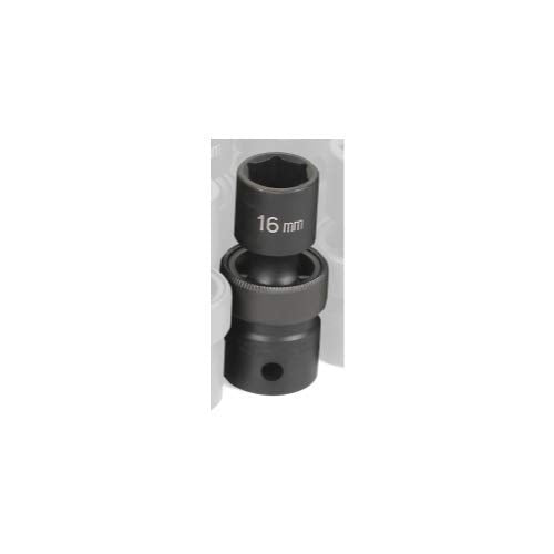 Grey Pneumatic 2016UM Socket - style: 16mm Standard Universal