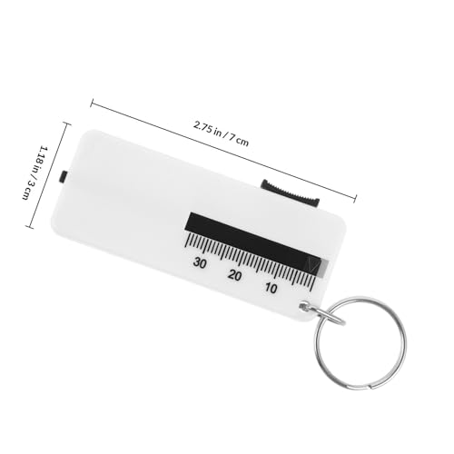CALLARON 3pcs Tire Tread Depth Gauge Tool with Visibility Abs Material Portable Tire Thread Depth Gauge for Accurate Measurement