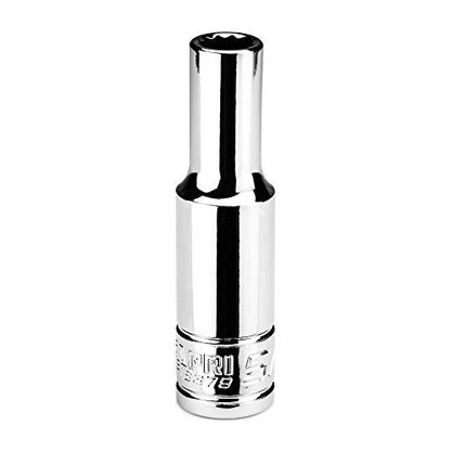 Capri Tools 5/16 in. Deep Socket, 3/8 in. Drive, 12-point, SAE - size: 5/16-Inch