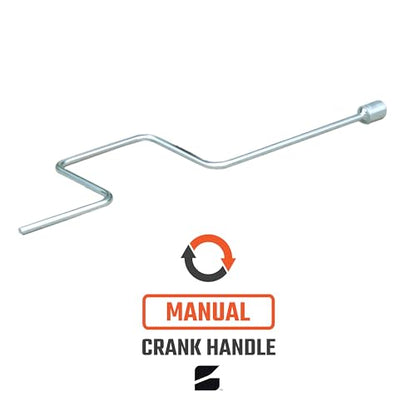 Bastion Distribution Two New 24" Scissor Jacks with Crank Handle | 5000 lbs Capacity | 4-24” Height | Spray-Tested Powder Coated | BJ-5000MSJ24 - size: 24" (Two Pack)