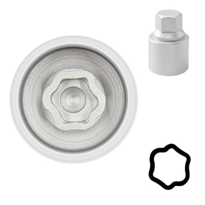 053 Wheel Locking Nut Key Socket Compatible with BMW Series, (Socket OD 29mm - ID 25mm), Wheel Anti-Theft Lug Nut Removal Tool, Anti-Theft Screw Remover - color: Socket 053