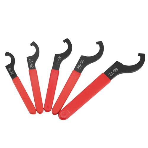PRO BAT Universal Motorcycle Shock Absorber Spanner Wrench Hook Pin Spanner Wrench Shocker Shokie Adjusting Tools C Spanner for Pit Quad Dirt Bike ATV 34-36 - size: 34-36
