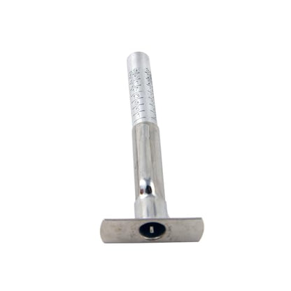 RockTrix - Tire Tread Depth Gauge - Provides Readings in 32nds - Stainless Steel Barrel and Aluminum Indicator Bar | Precise 32nds Measurement Tool. Aluminum Indicator Bar for Cars, Trucks, SUVs & Motorcycles. DIY Manual Tire Wear Gauge.
