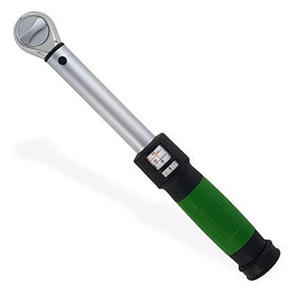 Click-Style Torque Wrench - ⅜” Drive 50 - 250 in. lbs. (5.65–28.25 n.m.) 45 Tooth Ratchet Socket Wrench for Mechanic Tool Set, Easy Read Scale & Ergonomic Grip, Professional Hand Tools for Repairs - size: 3/8-Inch, style: 50-250 in.-lb